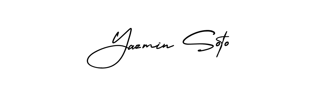 if you are searching for the best signature style for your name Yazmin Soto. so please give up your signature search. here we have designed multiple signature styles  using AmerikaSignatureDemo-Regular. Yazmin Soto signature style 3 images and pictures png