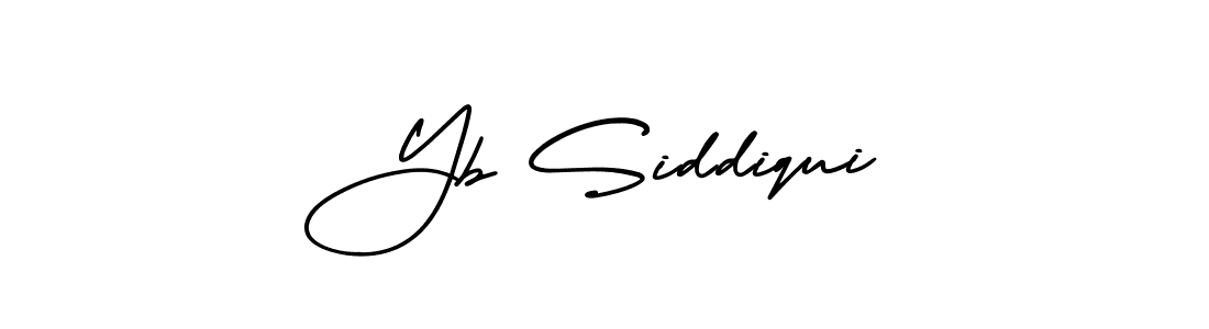 Also we have Yb Siddiqui name is the best signature style. Create professional handwritten signature collection using AmerikaSignatureDemo-Regular autograph style. Yb Siddiqui signature style 3 images and pictures png