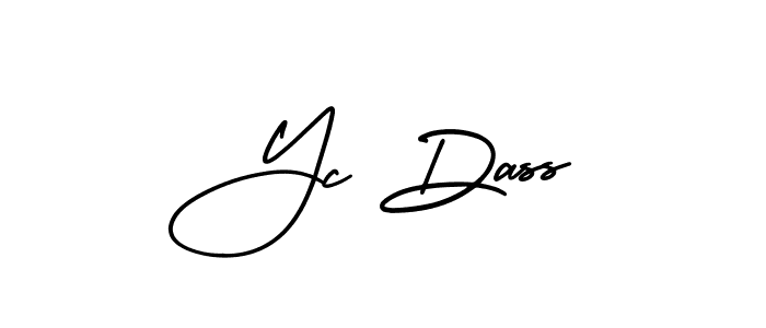 How to Draw Yc Dass signature style? AmerikaSignatureDemo-Regular is a latest design signature styles for name Yc Dass. Yc Dass signature style 3 images and pictures png