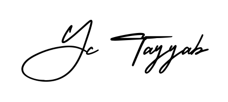 Make a short Yc Tayyab signature style. Manage your documents anywhere anytime using AmerikaSignatureDemo-Regular. Create and add eSignatures, submit forms, share and send files easily. Yc Tayyab signature style 3 images and pictures png