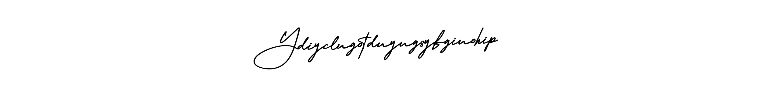 Use a signature maker to create a handwritten signature online. With this signature software, you can design (AmerikaSignatureDemo-Regular) your own signature for name Ydiyclugotduyug8yfgiuohip. Ydiyclugotduyug8yfgiuohip signature style 3 images and pictures png