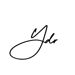 It looks lik you need a new signature style for name Ydr. Design unique handwritten (AmerikaSignatureDemo-Regular) signature with our free signature maker in just a few clicks. Ydr signature style 3 images and pictures png