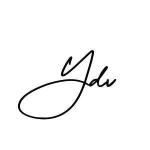 if you are searching for the best signature style for your name Ydv. so please give up your signature search. here we have designed multiple signature styles  using AmerikaSignatureDemo-Regular. Ydv signature style 3 images and pictures png