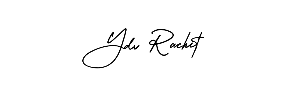 Ydv Rachit stylish signature style. Best Handwritten Sign (AmerikaSignatureDemo-Regular) for my name. Handwritten Signature Collection Ideas for my name Ydv Rachit. Ydv Rachit signature style 3 images and pictures png