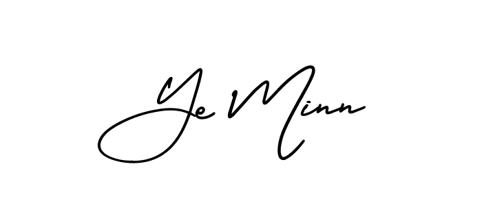 Best and Professional Signature Style for Ye Minn. AmerikaSignatureDemo-Regular Best Signature Style Collection. Ye Minn signature style 3 images and pictures png