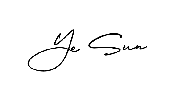 Make a beautiful signature design for name Ye Sun. With this signature (AmerikaSignatureDemo-Regular) style, you can create a handwritten signature for free. Ye Sun signature style 3 images and pictures png