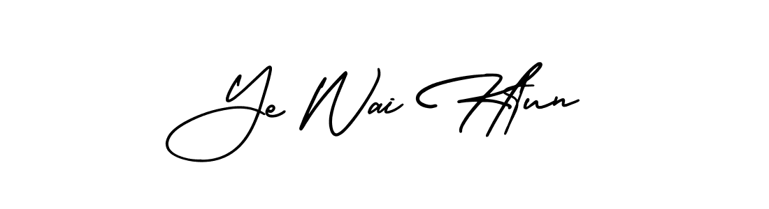 Make a beautiful signature design for name Ye Wai Htun. Use this online signature maker to create a handwritten signature for free. Ye Wai Htun signature style 3 images and pictures png