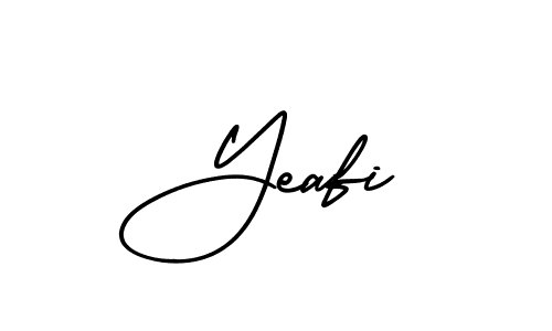 AmerikaSignatureDemo-Regular is a professional signature style that is perfect for those who want to add a touch of class to their signature. It is also a great choice for those who want to make their signature more unique. Get Yeafi name to fancy signature for free. Yeafi signature style 3 images and pictures png