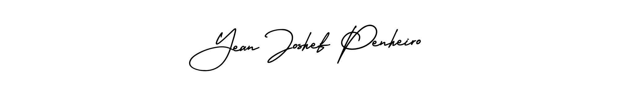 Make a short Yean Joshef Penheiro signature style. Manage your documents anywhere anytime using AmerikaSignatureDemo-Regular. Create and add eSignatures, submit forms, share and send files easily. Yean Joshef Penheiro signature style 3 images and pictures png
