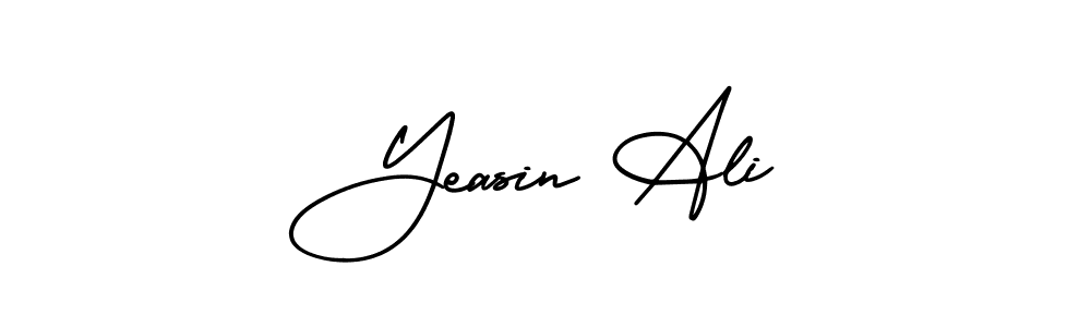 Best and Professional Signature Style for Yeasin Ali. AmerikaSignatureDemo-Regular Best Signature Style Collection. Yeasin Ali signature style 3 images and pictures png