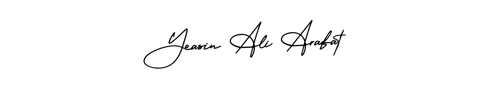 Make a short Yeasin Ali Arafat signature style. Manage your documents anywhere anytime using AmerikaSignatureDemo-Regular. Create and add eSignatures, submit forms, share and send files easily. Yeasin Ali Arafat signature style 3 images and pictures png