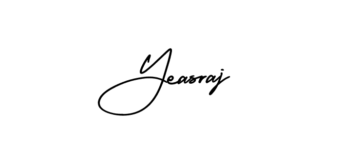 How to make Yeasraj signature? AmerikaSignatureDemo-Regular is a professional autograph style. Create handwritten signature for Yeasraj name. Yeasraj signature style 3 images and pictures png
