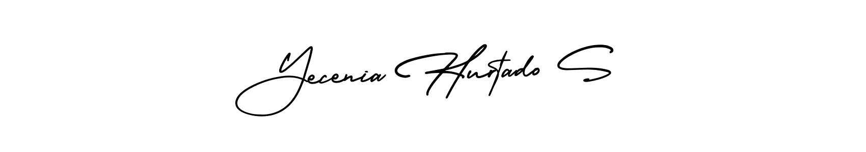 Make a beautiful signature design for name Yecenia Hurtado S. With this signature (AmerikaSignatureDemo-Regular) style, you can create a handwritten signature for free. Yecenia Hurtado S signature style 3 images and pictures png