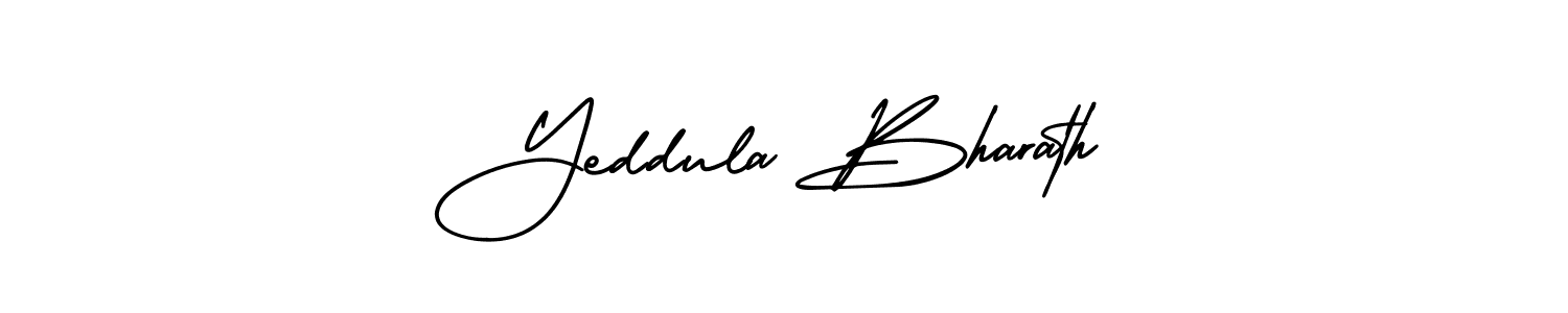 Create a beautiful signature design for name Yeddula Bharath. With this signature (AmerikaSignatureDemo-Regular) fonts, you can make a handwritten signature for free. Yeddula Bharath signature style 3 images and pictures png