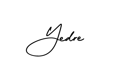 Check out images of Autograph of Yedre name. Actor Yedre Signature Style. AmerikaSignatureDemo-Regular is a professional sign style online. Yedre signature style 3 images and pictures png