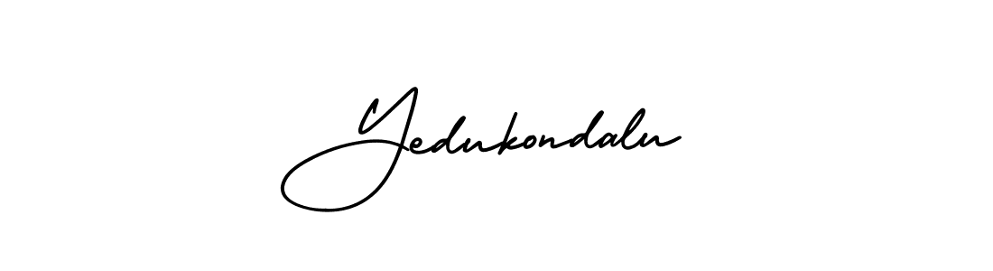 Use a signature maker to create a handwritten signature online. With this signature software, you can design (AmerikaSignatureDemo-Regular) your own signature for name Yedukondalu. Yedukondalu signature style 3 images and pictures png