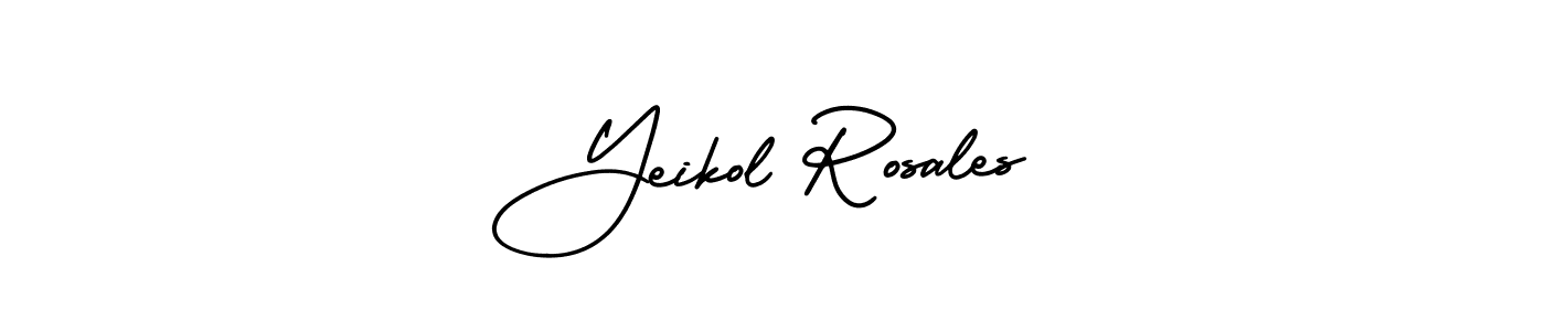 Also we have Yeikol Rosales name is the best signature style. Create professional handwritten signature collection using AmerikaSignatureDemo-Regular autograph style. Yeikol Rosales signature style 3 images and pictures png