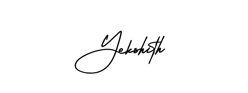 Best and Professional Signature Style for Yekshith. AmerikaSignatureDemo-Regular Best Signature Style Collection. Yekshith signature style 3 images and pictures png
