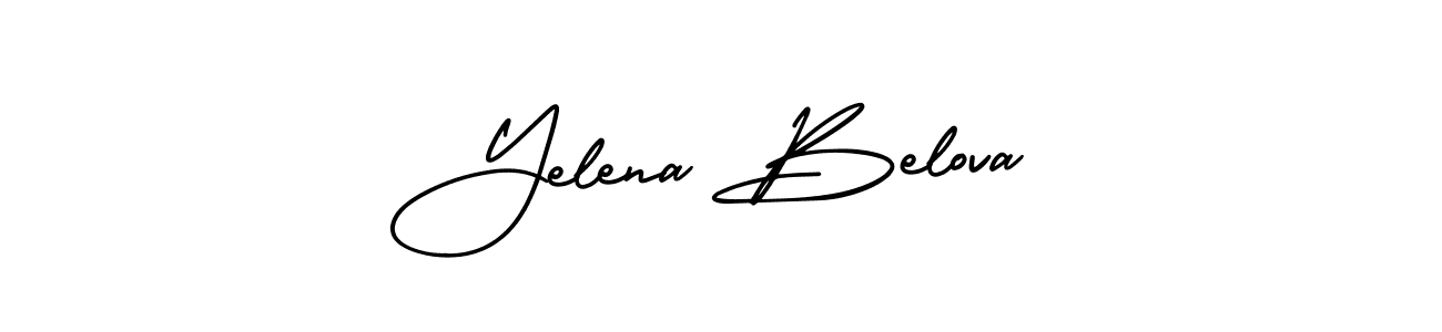 Use a signature maker to create a handwritten signature online. With this signature software, you can design (AmerikaSignatureDemo-Regular) your own signature for name Yelena Belova. Yelena Belova signature style 3 images and pictures png