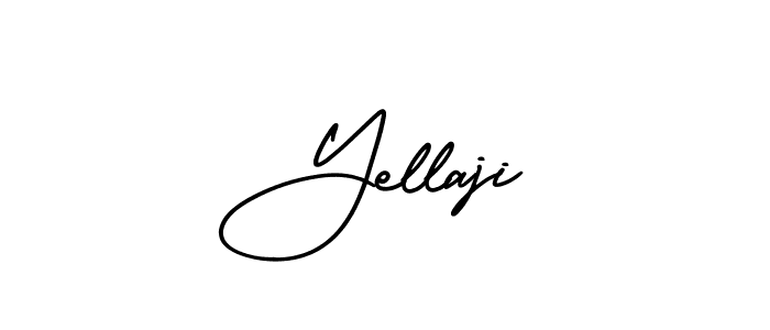 How to make Yellaji signature? AmerikaSignatureDemo-Regular is a professional autograph style. Create handwritten signature for Yellaji name. Yellaji signature style 3 images and pictures png