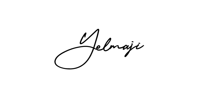Use a signature maker to create a handwritten signature online. With this signature software, you can design (AmerikaSignatureDemo-Regular) your own signature for name Yelmaji. Yelmaji signature style 3 images and pictures png