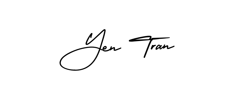 Check out images of Autograph of Yen Tran name. Actor Yen Tran Signature Style. AmerikaSignatureDemo-Regular is a professional sign style online. Yen Tran signature style 3 images and pictures png