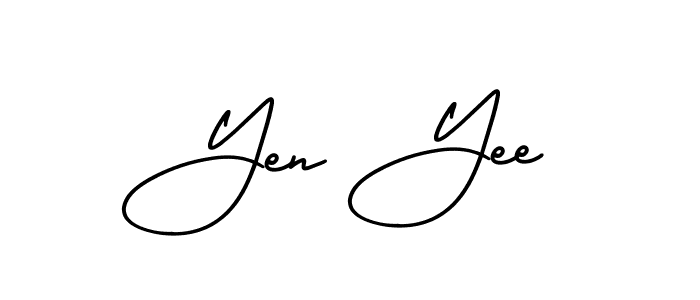 Also we have Yen Yee name is the best signature style. Create professional handwritten signature collection using AmerikaSignatureDemo-Regular autograph style. Yen Yee signature style 3 images and pictures png