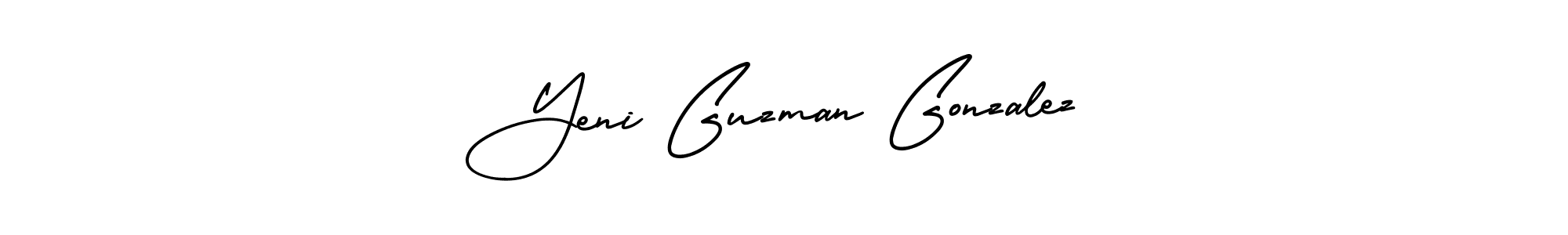 Best and Professional Signature Style for Yeni Guzman Gonzalez. AmerikaSignatureDemo-Regular Best Signature Style Collection. Yeni Guzman Gonzalez signature style 3 images and pictures png