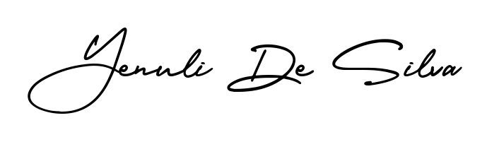 It looks like you need a new signature style for name Yenuli De Silva. Design unique handwritten (AmerikaSignatureDemo-Regular) signature with our free signature maker in just a few clicks. Yenuli De Silva signature style 3 images and pictures png