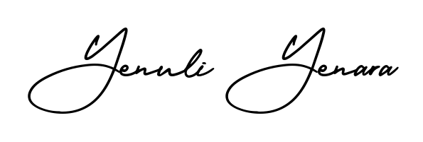 How to make Yenuli Yenara name signature. Use AmerikaSignatureDemo-Regular style for creating short signs online. This is the latest handwritten sign. Yenuli Yenara signature style 3 images and pictures png
