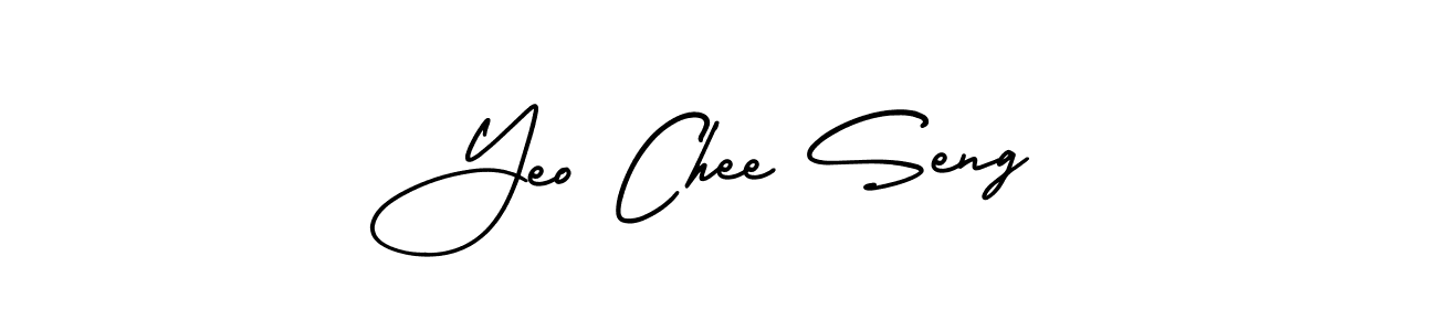 Similarly AmerikaSignatureDemo-Regular is the best handwritten signature design. Signature creator online .You can use it as an online autograph creator for name Yeo Chee Seng. Yeo Chee Seng signature style 3 images and pictures png