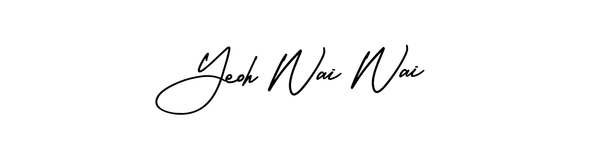 if you are searching for the best signature style for your name Yeoh Wai Wai. so please give up your signature search. here we have designed multiple signature styles  using AmerikaSignatureDemo-Regular. Yeoh Wai Wai signature style 3 images and pictures png