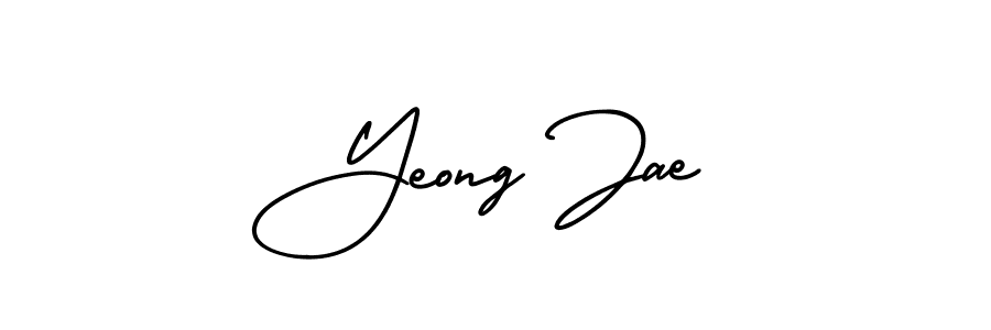 Make a beautiful signature design for name Yeong Jae. With this signature (AmerikaSignatureDemo-Regular) style, you can create a handwritten signature for free. Yeong Jae signature style 3 images and pictures png