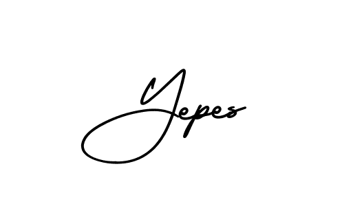 Also we have Yepes name is the best signature style. Create professional handwritten signature collection using AmerikaSignatureDemo-Regular autograph style. Yepes signature style 3 images and pictures png
