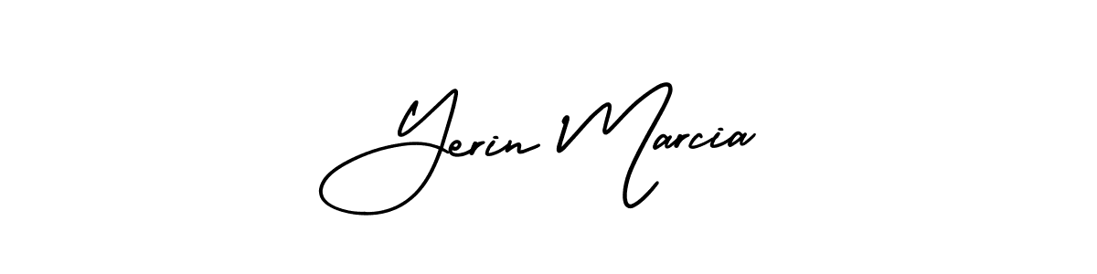 Make a short Yerin Marcia signature style. Manage your documents anywhere anytime using AmerikaSignatureDemo-Regular. Create and add eSignatures, submit forms, share and send files easily. Yerin Marcia signature style 3 images and pictures png