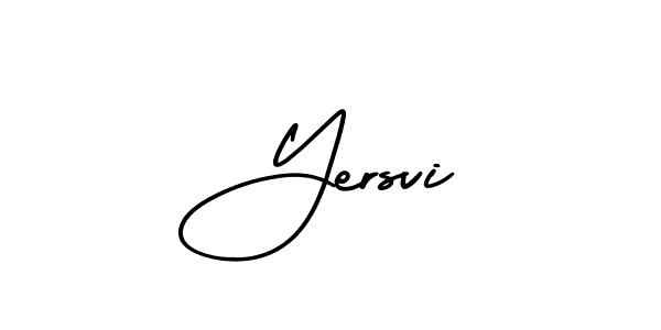 Best and Professional Signature Style for Yersvi. AmerikaSignatureDemo-Regular Best Signature Style Collection. Yersvi signature style 3 images and pictures png