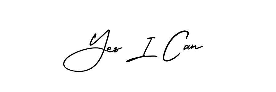 Also we have Yes I Can name is the best signature style. Create professional handwritten signature collection using AmerikaSignatureDemo-Regular autograph style. Yes I Can signature style 3 images and pictures png