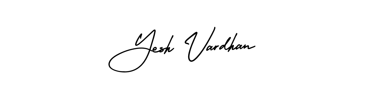 The best way (AmerikaSignatureDemo-Regular) to make a short signature is to pick only two or three words in your name. The name Yesh Vardhan include a total of six letters. For converting this name. Yesh Vardhan signature style 3 images and pictures png