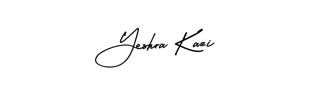 Similarly AmerikaSignatureDemo-Regular is the best handwritten signature design. Signature creator online .You can use it as an online autograph creator for name Yeshra Kazi. Yeshra Kazi signature style 3 images and pictures png
