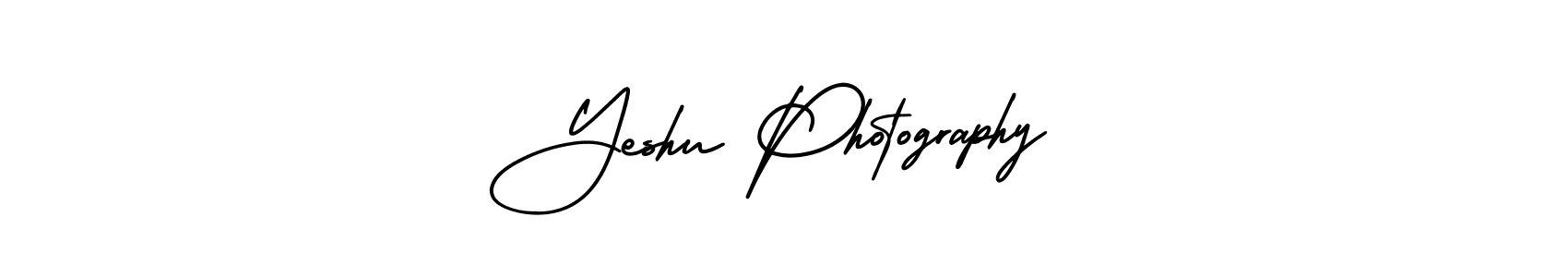 Yeshu Photography stylish signature style. Best Handwritten Sign (AmerikaSignatureDemo-Regular) for my name. Handwritten Signature Collection Ideas for my name Yeshu Photography. Yeshu Photography signature style 3 images and pictures png