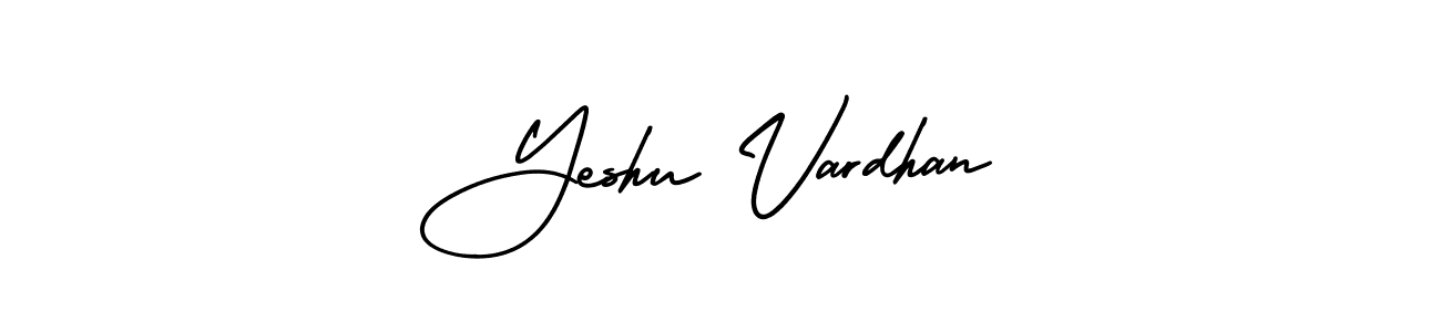 The best way (AmerikaSignatureDemo-Regular) to make a short signature is to pick only two or three words in your name. The name Yeshu Vardhan include a total of six letters. For converting this name. Yeshu Vardhan signature style 3 images and pictures png