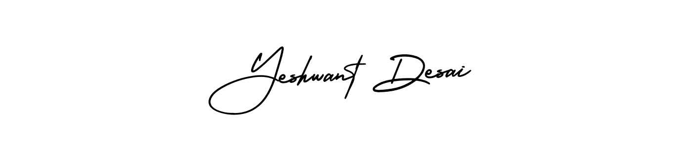 Make a beautiful signature design for name Yeshwant Desai. With this signature (AmerikaSignatureDemo-Regular) style, you can create a handwritten signature for free. Yeshwant Desai signature style 3 images and pictures png