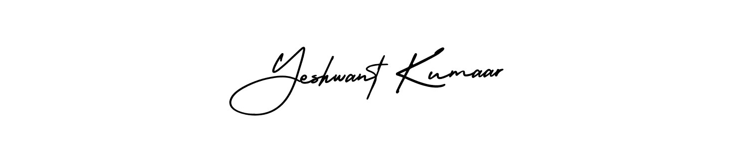if you are searching for the best signature style for your name Yeshwant Kumaar. so please give up your signature search. here we have designed multiple signature styles  using AmerikaSignatureDemo-Regular. Yeshwant Kumaar signature style 3 images and pictures png