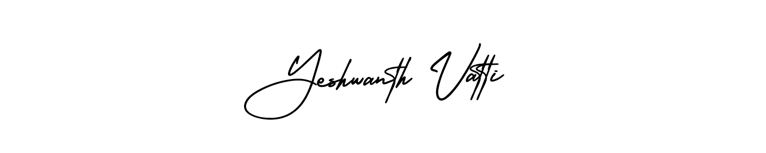 Use a signature maker to create a handwritten signature online. With this signature software, you can design (AmerikaSignatureDemo-Regular) your own signature for name Yeshwanth Vatti. Yeshwanth Vatti signature style 3 images and pictures png