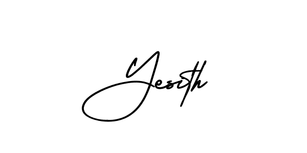 Best and Professional Signature Style for Yesith. AmerikaSignatureDemo-Regular Best Signature Style Collection. Yesith signature style 3 images and pictures png