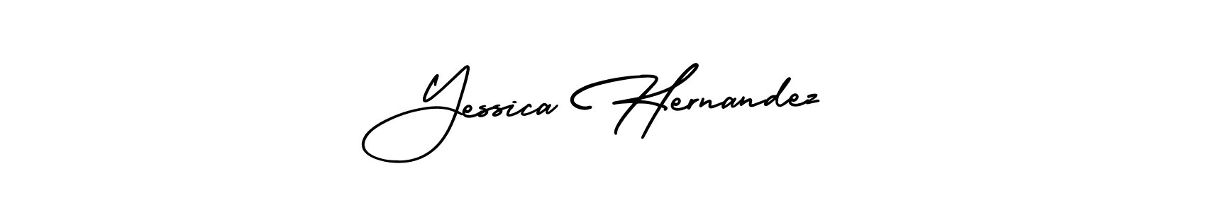 Create a beautiful signature design for name Yessica Hernandez. With this signature (AmerikaSignatureDemo-Regular) fonts, you can make a handwritten signature for free. Yessica Hernandez signature style 3 images and pictures png