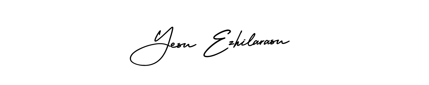 if you are searching for the best signature style for your name Yesu Ezhilarasu. so please give up your signature search. here we have designed multiple signature styles  using AmerikaSignatureDemo-Regular. Yesu Ezhilarasu signature style 3 images and pictures png