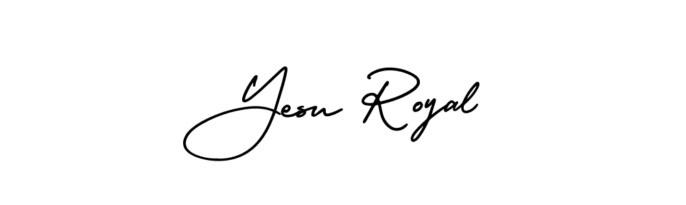 if you are searching for the best signature style for your name Yesu Royal. so please give up your signature search. here we have designed multiple signature styles  using AmerikaSignatureDemo-Regular. Yesu Royal signature style 3 images and pictures png