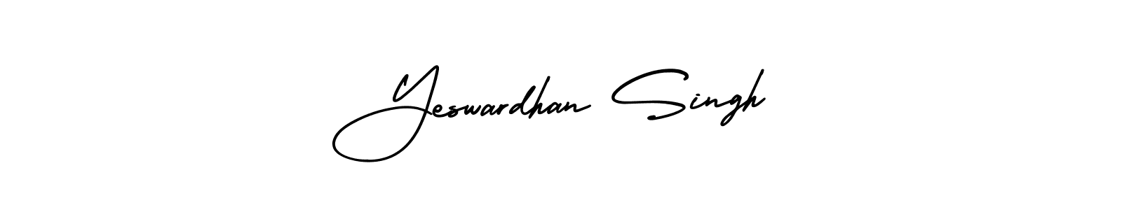 This is the best signature style for the Yeswardhan Singh name. Also you like these signature font (AmerikaSignatureDemo-Regular). Mix name signature. Yeswardhan Singh signature style 3 images and pictures png