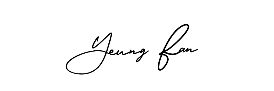 if you are searching for the best signature style for your name Yeung Fan. so please give up your signature search. here we have designed multiple signature styles  using AmerikaSignatureDemo-Regular. Yeung Fan signature style 3 images and pictures png